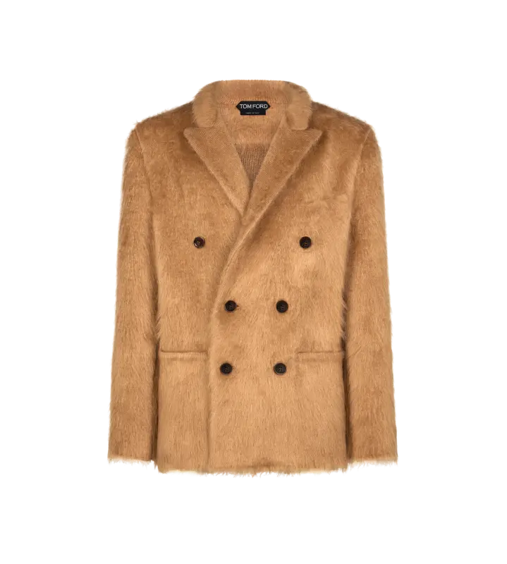 MOHAIR JACKET CARAMEL BEIGE online